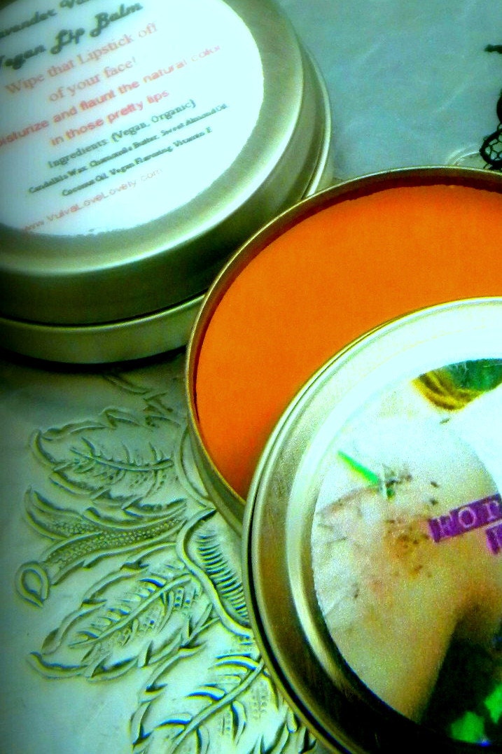 Lavender Vanilla: Vegan Lip Balm- Floral- Mature