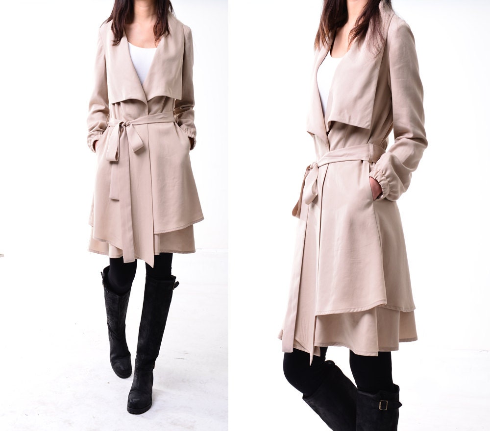 Breakfast at Tiffany's - Tencel layered trench coat (Y3103)