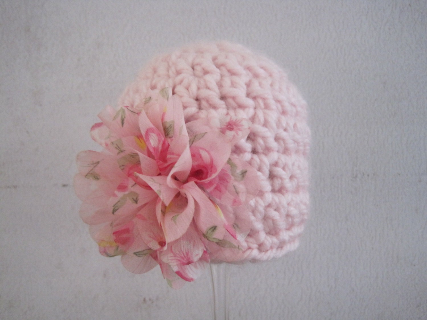 Crochet Baby Girl Hat, Crochet Photography Prop Baby Hat, Crochet Baby Hat, Newborn Girl Hat, Infant Girl Hat, Baby Beanie, Pink