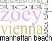 Personalized Baptism Pillow