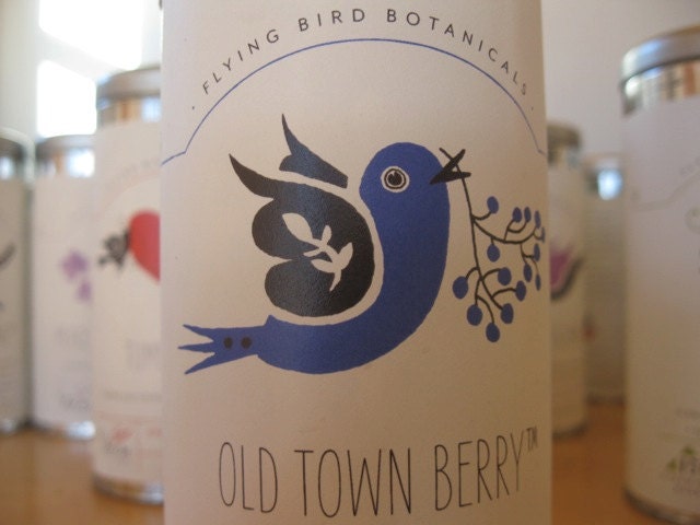 old town berry tea, made with 100% organic and wildcrafted hand-mixed herbs