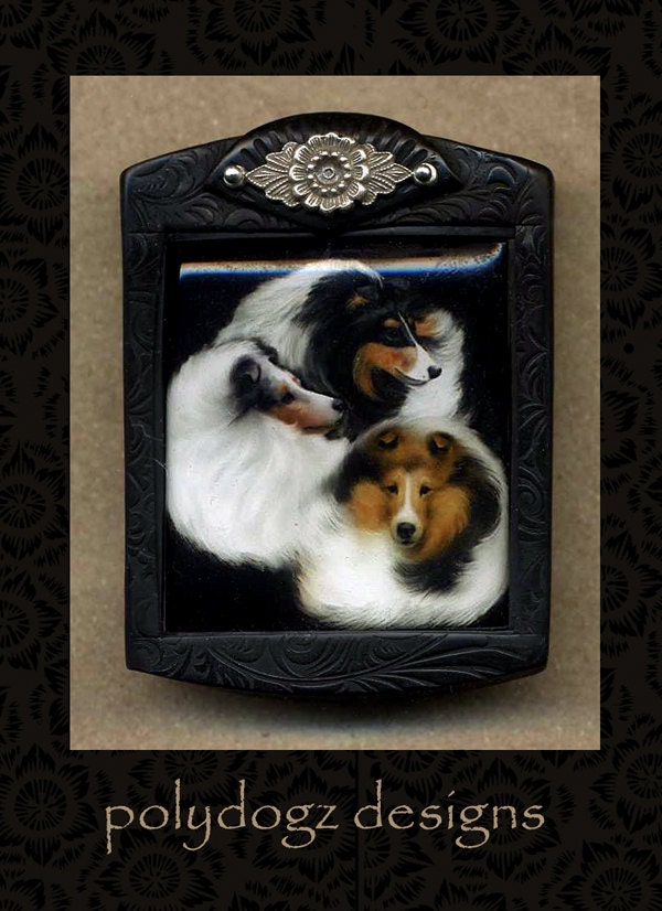 Sheltie/Shetland Sheepdog pin/brooch