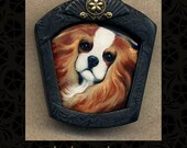 Cavalier King Charles Spaniel pin/brooch