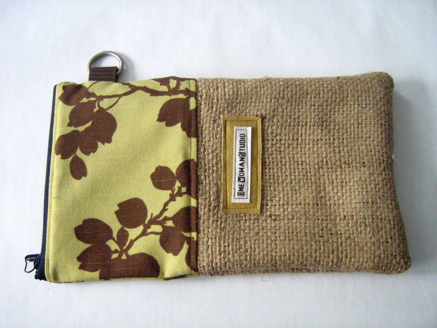 Zipper Clutch, Zipper Pouch, Purse, Cosmetic Bag, iPad bag