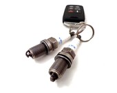 Volvo spark plug key chains
