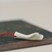 Touch - Porcelain, Silk and Sterling Silver Necklace