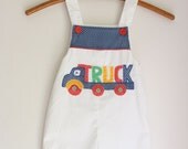 Vintage jonjon polka dot truck applique 3/4T