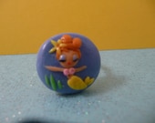 Sweet Little Polymer Clay Mermaid Ring