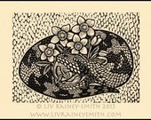Viper woodcut limited edition Arcanum Bestiarum bestiary print