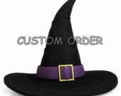 CUSTOM made witch hat for D'Arcy Glad-Gonzalez