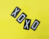 XOXO Magnets.  Repurposed Sign Letters