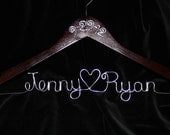 Personalized Bride Hanger, wedding Hanger, Bride, Name Hanger, Wedding Hanger, Personalized Bridal Gift, wedding dress