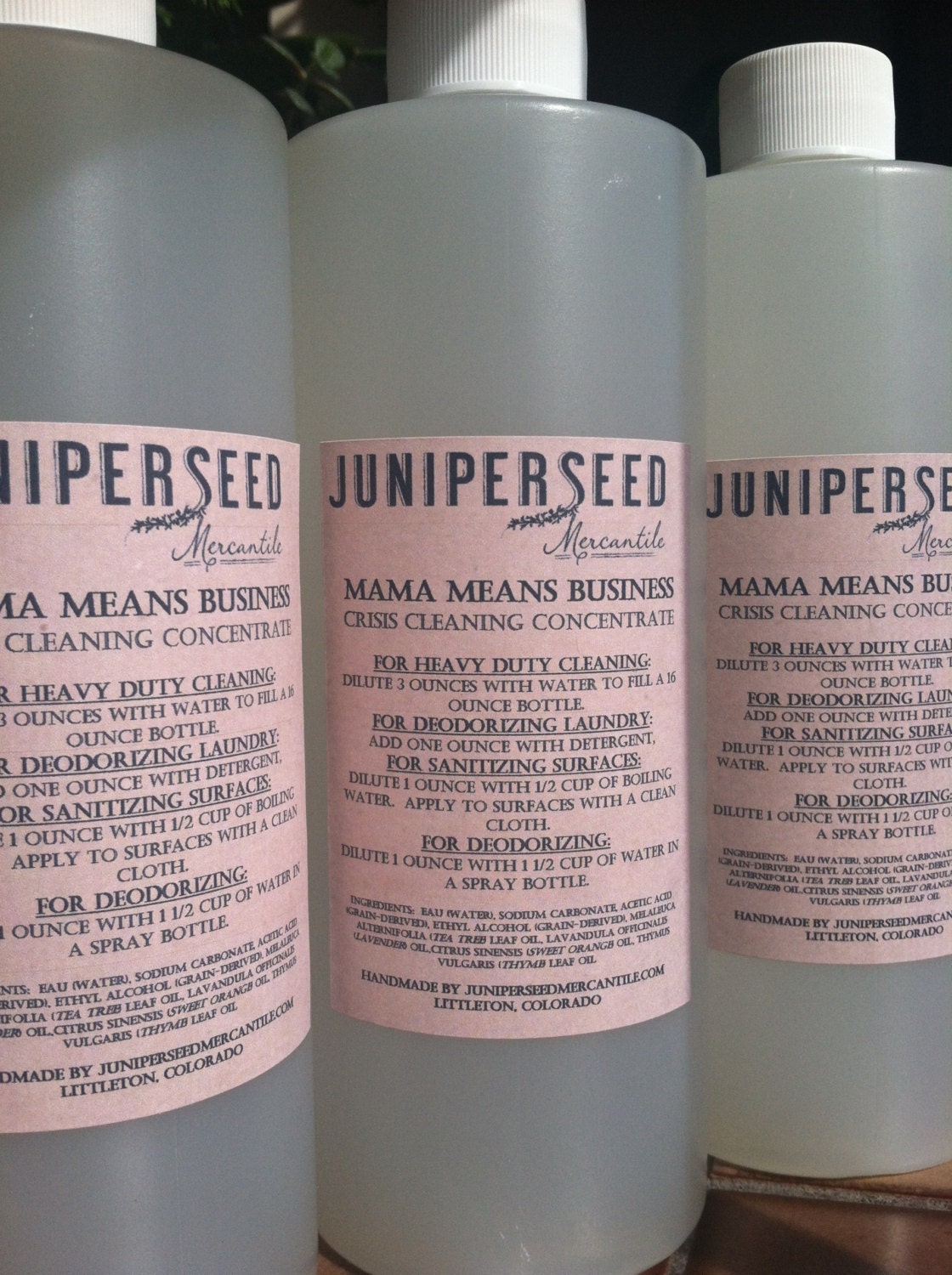 Mama Means Business - Crisis Cleaning Concentrate - Makes Up To a Gallon of Cleaning Product