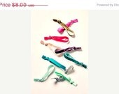 ON SALE Mystery hair tie lot. anthropologie. glitter. neon. ruffled.