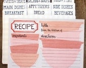 Bowls Recipe Cards