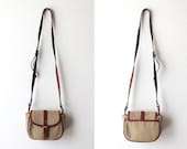 1990's Equestrian Canvas Cross Body Bag