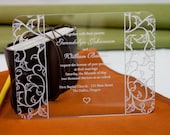 Custom acrylic invitations for Wedding or any celebration