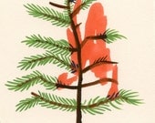 Original Gouache Painting (Tree On Fire)