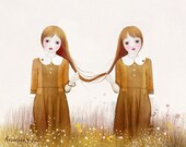 Friends, Forever - Digital Painting Art Print 10x8