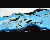 outsider EMERY original painting 'nature reacting'