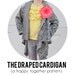 The Draped Cardigan Pattern PDF in Girls Sizes 18 months - 14