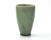 Medium Green Leaf Tumbler 14 Ounce