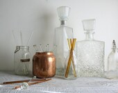 Vintage Glass Swizzle Sticks