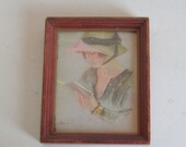 Memorial Day Sale Vintage 1920s lady framed print