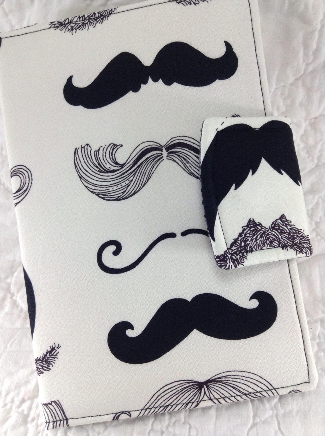 iPad Mini, Kindle Fire Cover, Kindle Cover, Nook Cover, Kobo Cover, eReader Cover, Book Style, Alexander Henry, Where's My Stache