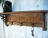 Wall Mount Coat Rack Shelf Western Furniture