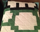 1 Up Mushroom Quilted Pillow Cover