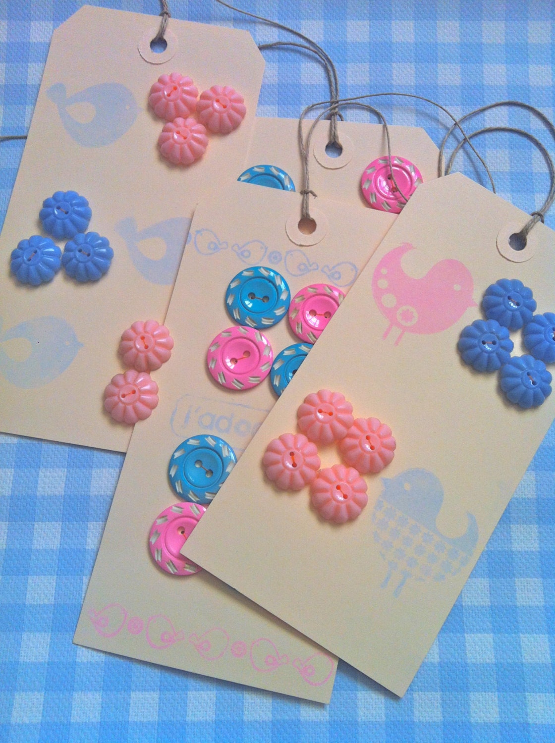 Vintage 1950s French Buttons