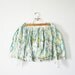 vintage 60s Shooting Stars Celestial Clouds Novelty Print Cotton Hostess Apron