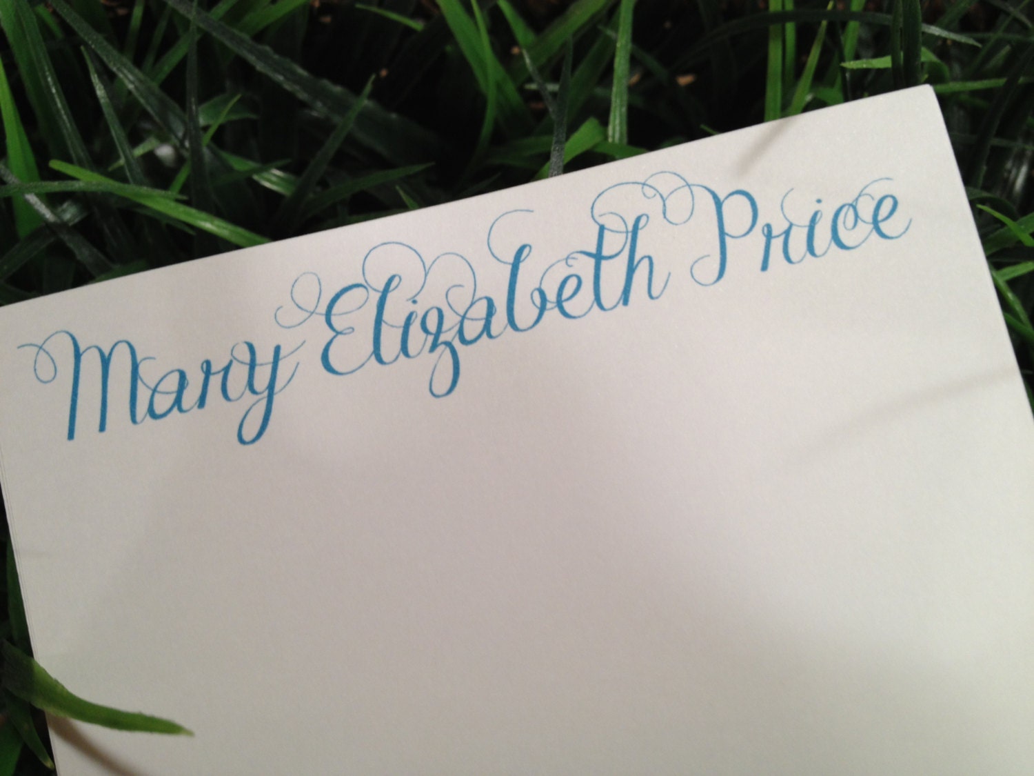 Personalized Notepad 4.25x5.5 style: Mary Elizabeth