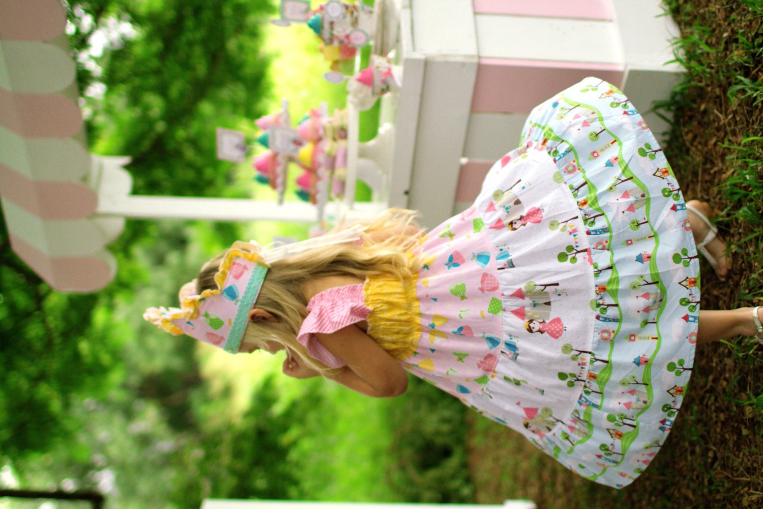 Girls Spring Dress, Tiered Dress, Princess Dress