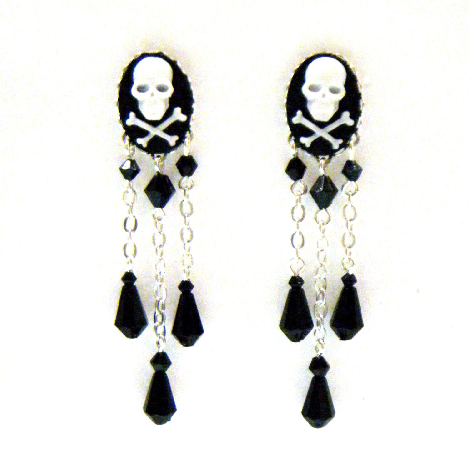 Skull and Cross Bone Chandelier Post - other colors available