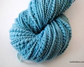 Hand Dyed Thick and Thin Wool in Turquoise