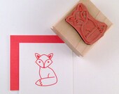 Fox Rubber Stamp