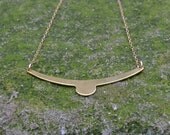 Bar with Bump Necklace