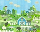 Counting sheep personalized blue