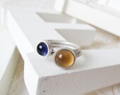 CITRINE & IOLITE ring