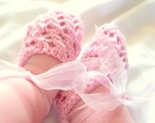 INSTANT Download BABY BootiesKnitting PATTERN Baby Ballerina Shoes