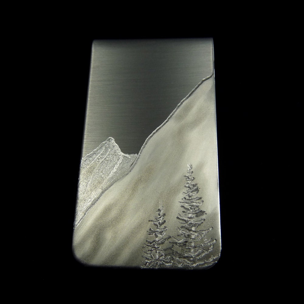 BACKCOUNTRY VERTICAL. Cool Money Clip by The Rave N Iron