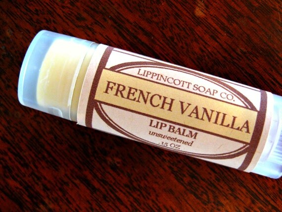 French Vanilla Lip Balm - Unsweetened