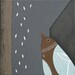 bird house 2 // original contemporary bird painting on canvas // by natasha newton