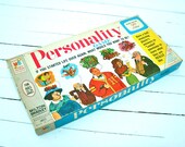 Vintage 1968 Milton Bradley Personality Board Game