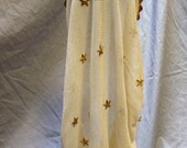 1940's off white star studded snood/ headband.