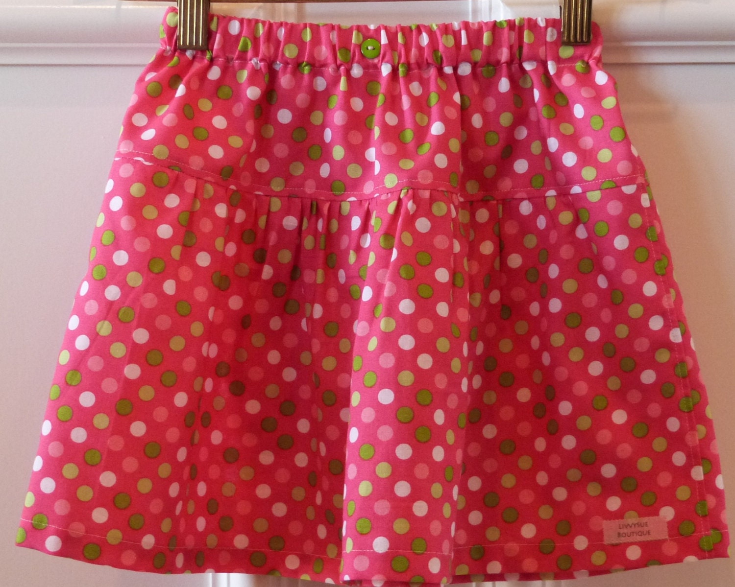 Girls Skirt - Isabelle Skirt in Spot One - szs 1 through 6