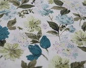 Romantic Shabby Cottage Floral  - Vintage Fabric 36 inches wide 50s New Old Stock Garden