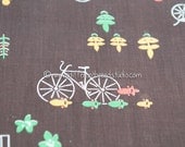 Mod Transportation- Novelty Vintage Fabric  36" wide Bikes Cars Trains and More